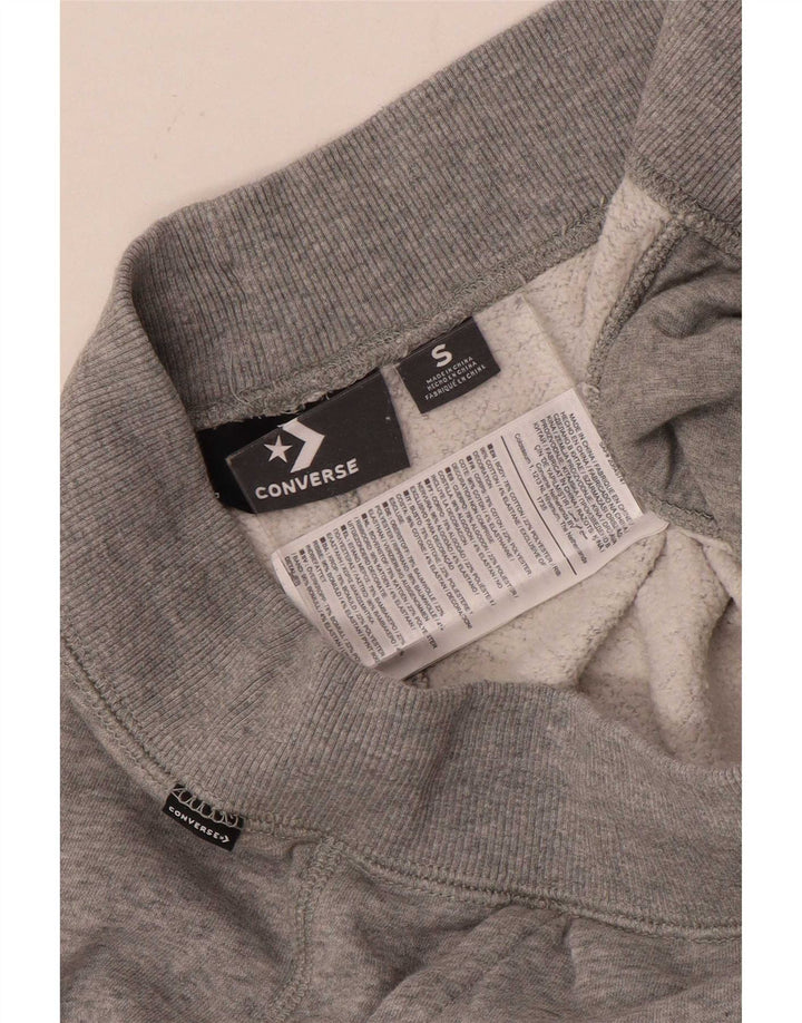 Calça de treino masculina Converse Joggers pequeno algodão manchado cinza