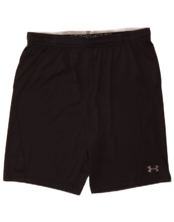 Shorts esportivos Under Armour Boys Heat Gear 13-14 anos XL preto