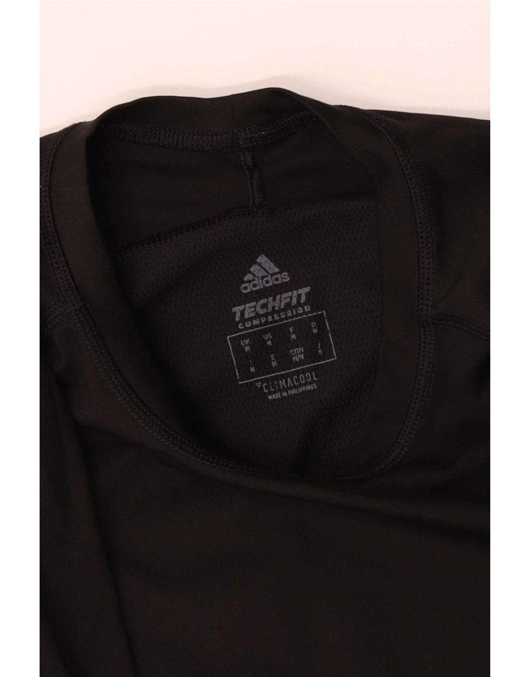 Adidas Feminino Climacool Graphic Top Manga Longa Reino Unido 12 Médio Preto