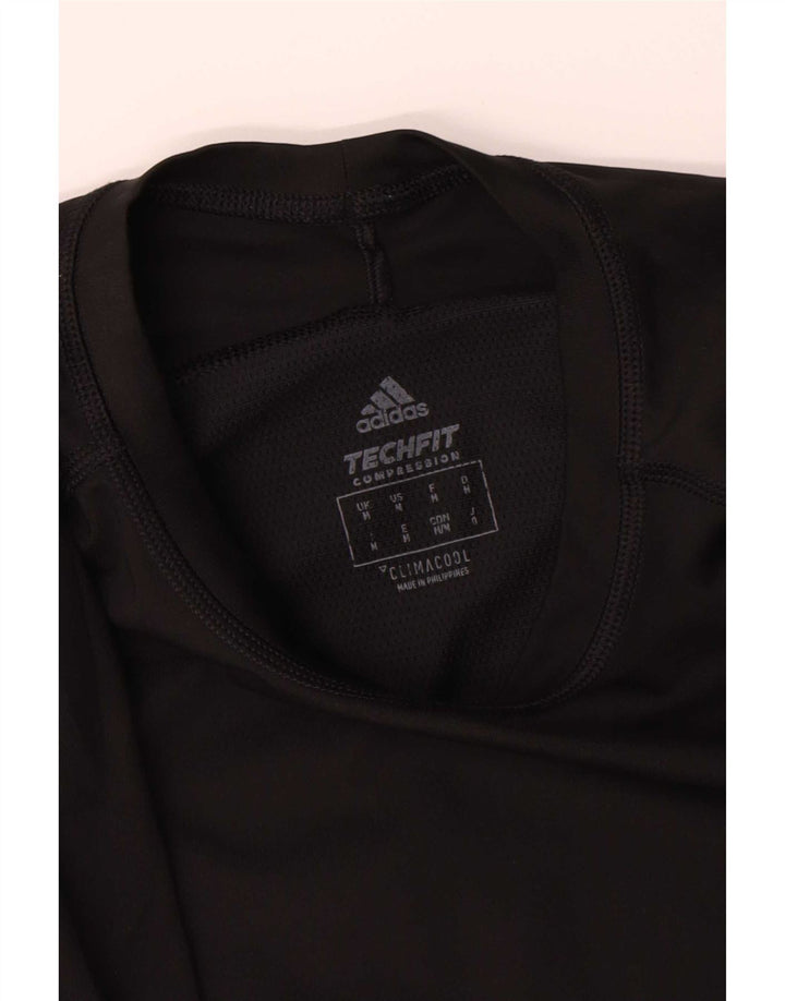 Adidas Feminino Climacool Graphic Top Manga Longa Reino Unido 12 Médio Preto