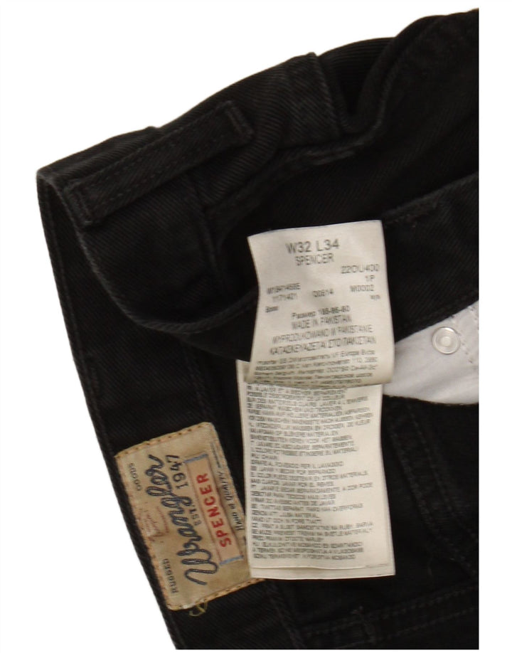 Wrangler feminino Spencer Slim Jeans W32 L34 algodão preto