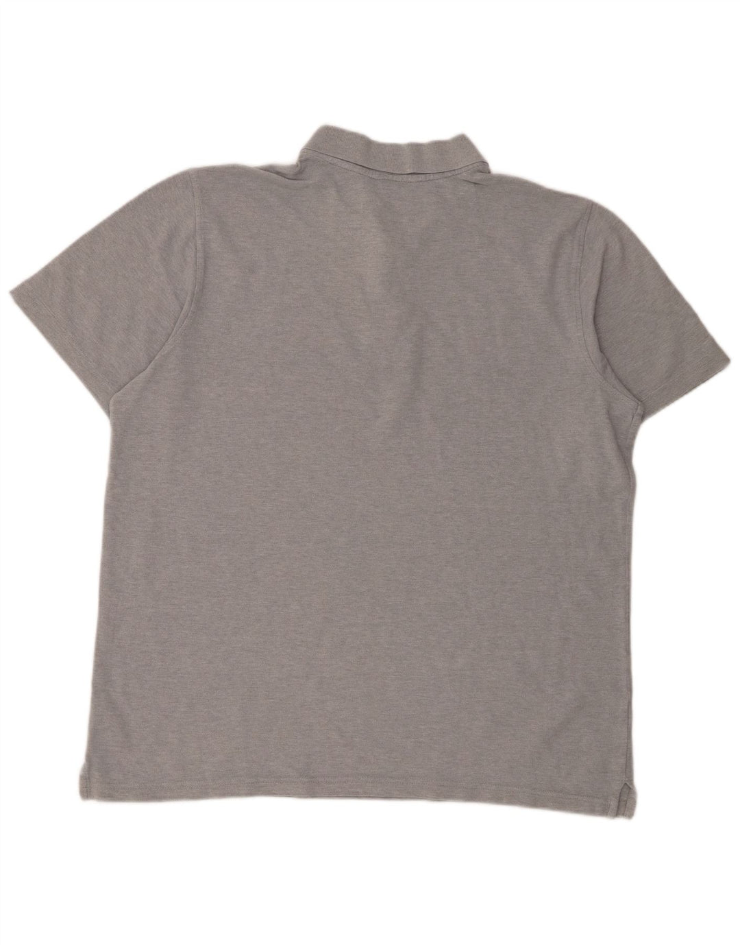 Camisa polo masculina Reebok XL cinza manchado de algodão