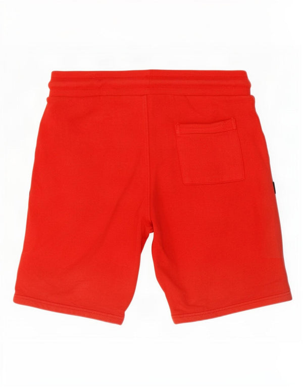 Superdry Mens Sport Shorts Grande Algodão Vermelho