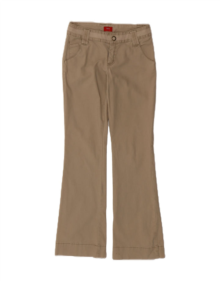 MOSSIMO Womens Bootcut Casual Trousers US 1 XS W28 L32 Beige Cotton Vintage Mossimo and Second-Hand Mossimo from Messina Hembry 