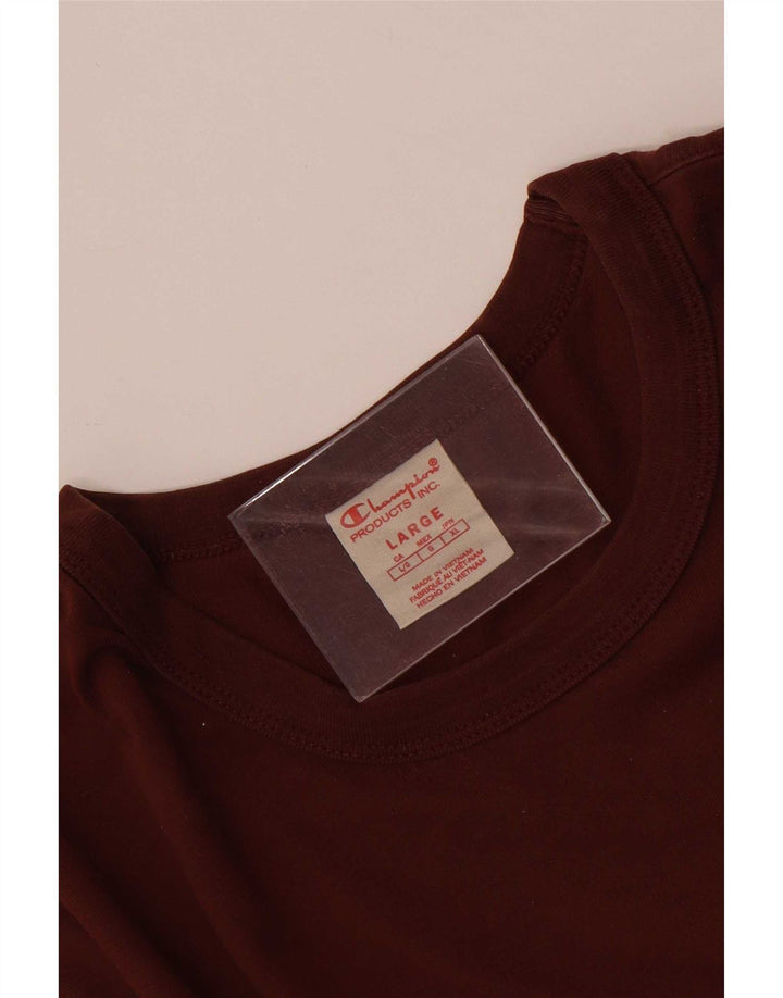 Camiseta feminina Champion UK 16 grande marrom