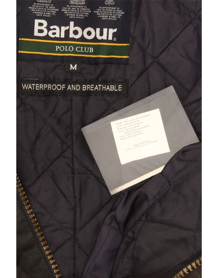 Jaqueta masculina de algodão encerado Barbour UK 38 algodão cinza médio clássico