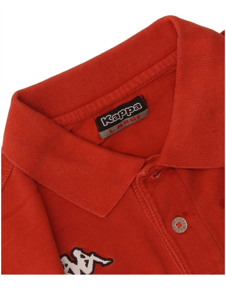 Camisa polo masculina Kappa grande vermelha