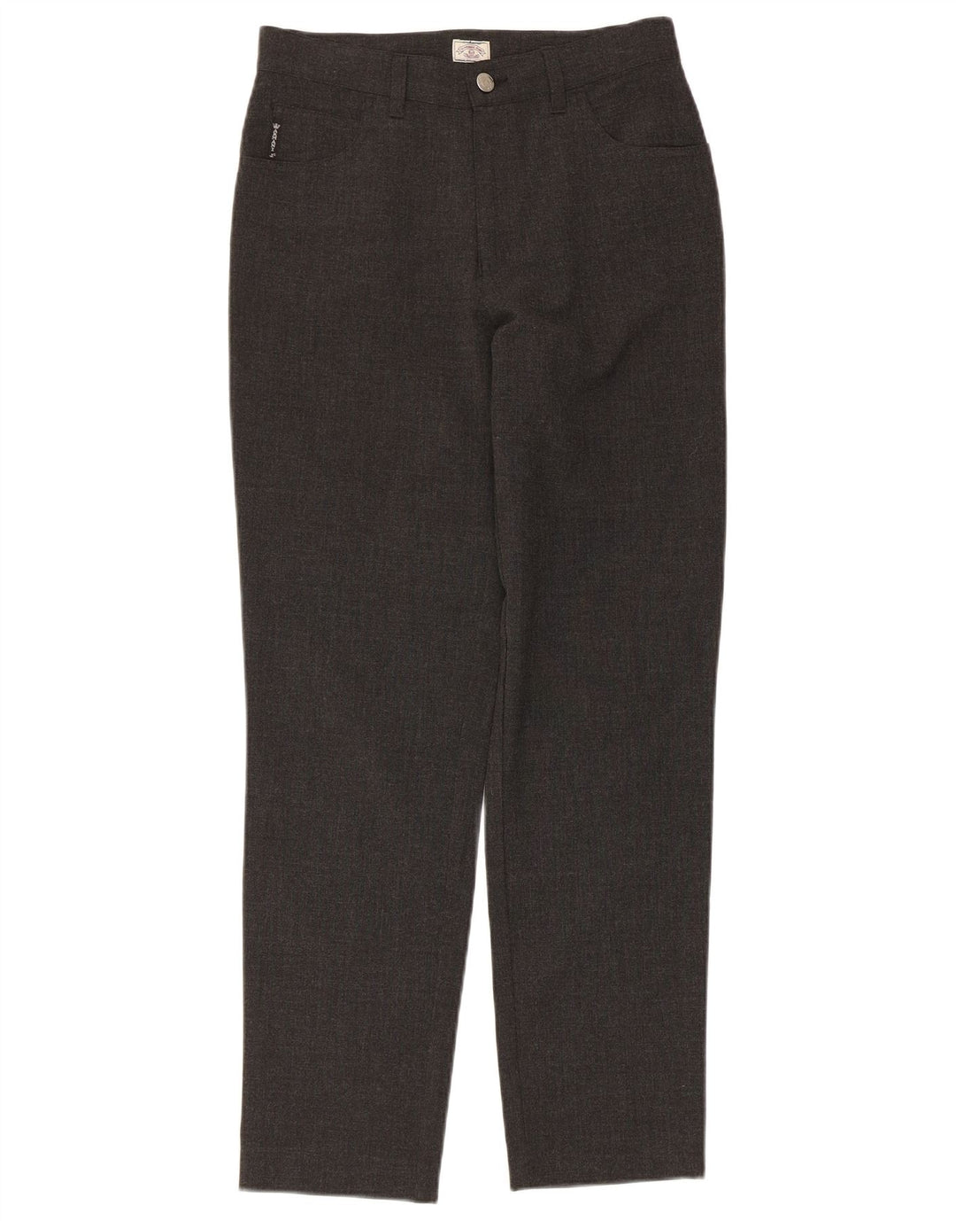 Calça casual feminina ARMANI cônica W28 L28 poliéster cinza