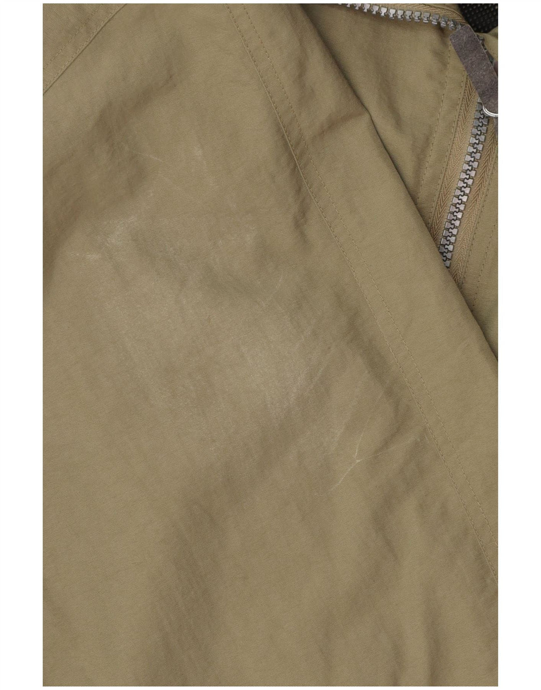 Jaqueta de chuva masculina DIADORA com capuz e ajuste solto Reino Unido 38 médio cáqui poliamida