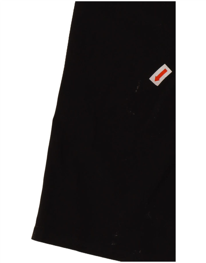 Calça esportiva feminina ATHLETA com perna larga US 6 poliéster preto médio