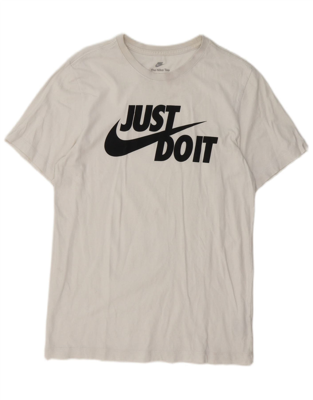 Camiseta Nike masculina gráfica top pequeno algodão branco