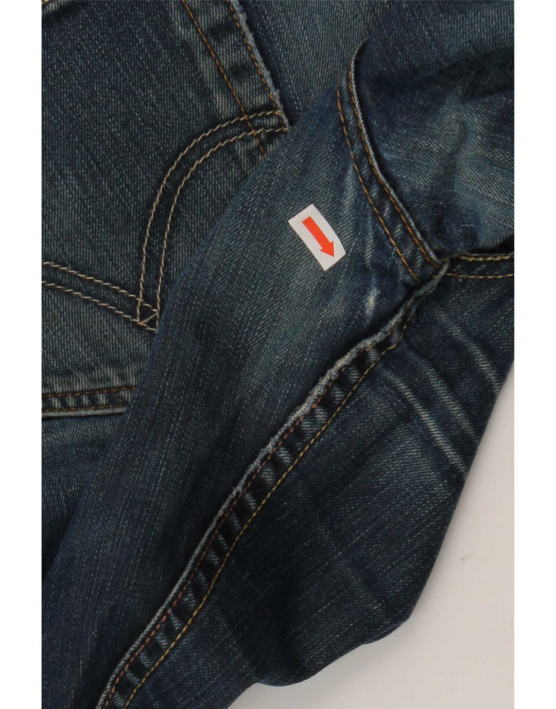 Levi's Masculino 511 Distressed Slim Jeans W33 L29 Azul Algodão