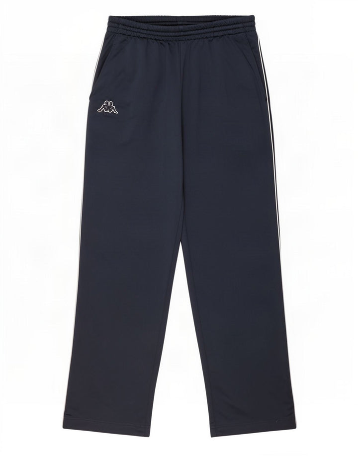 Calça de treino masculina Kappa poliéster azul marinho médio