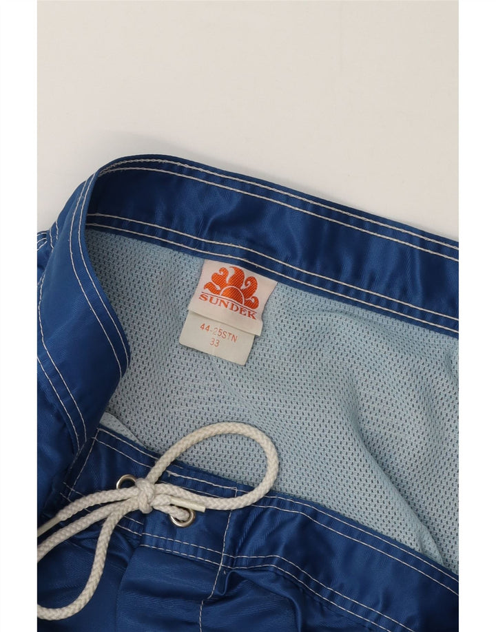 Shorts de natação masculino Sundek médio azul nylon