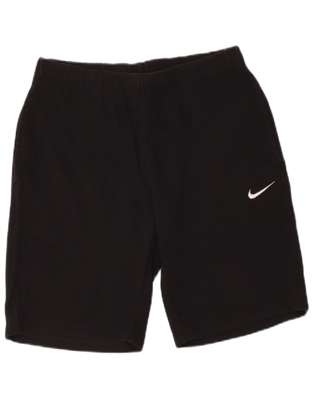 Shorts esportivos masculinos Nike médio algodão preto