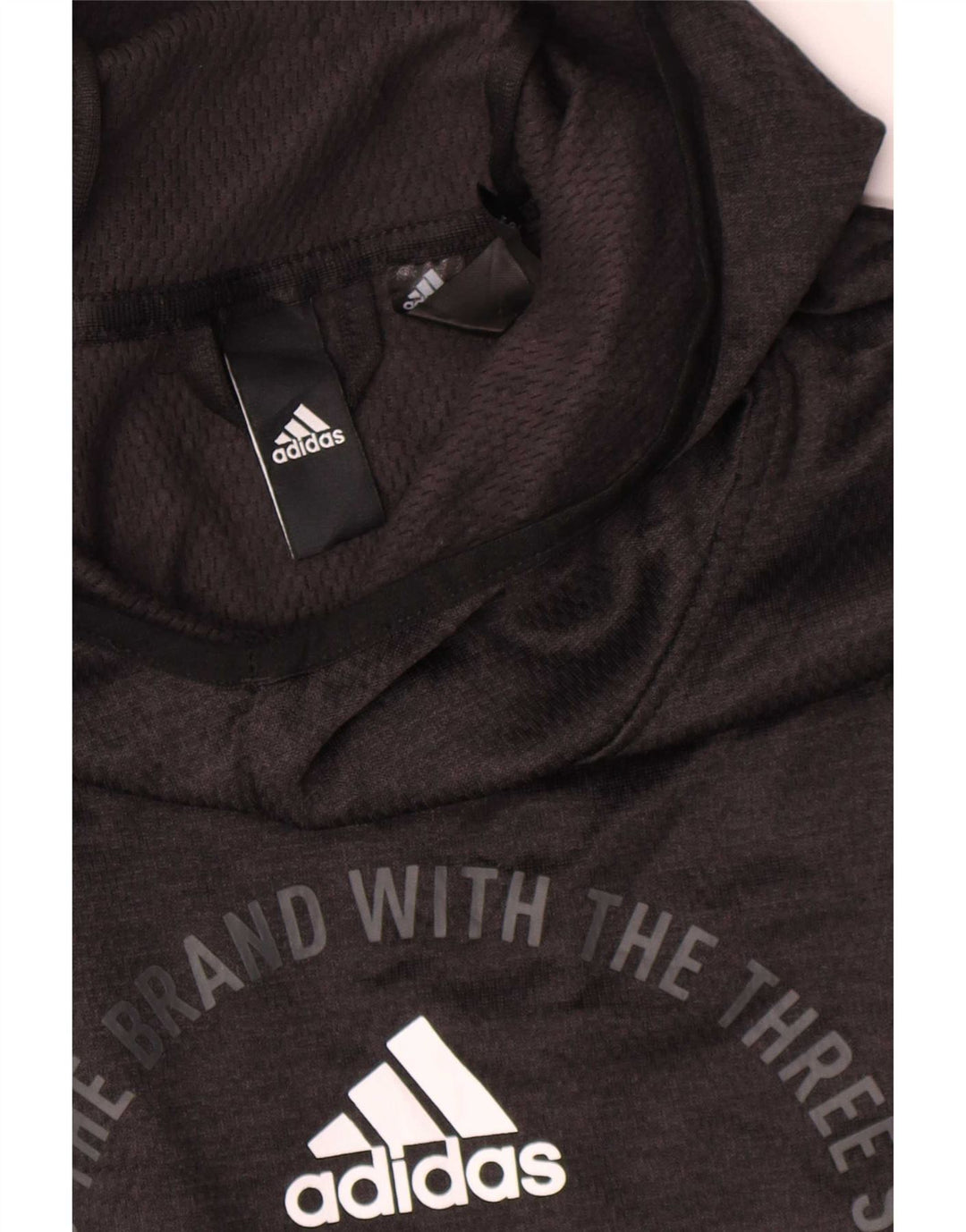 Adidas Mens Climawarm Graphic Hoodie Jumper Médio Preto Poliéster