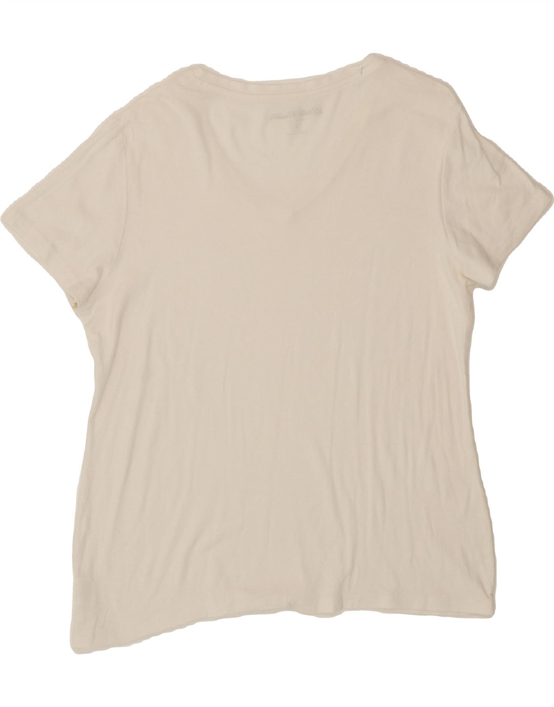 EDDIE BAUER Womens T-Shirt Top UK 18 XL White Cotton Vintage Eddie Bauer and Second-Hand Eddie Bauer from Messina Hembry 