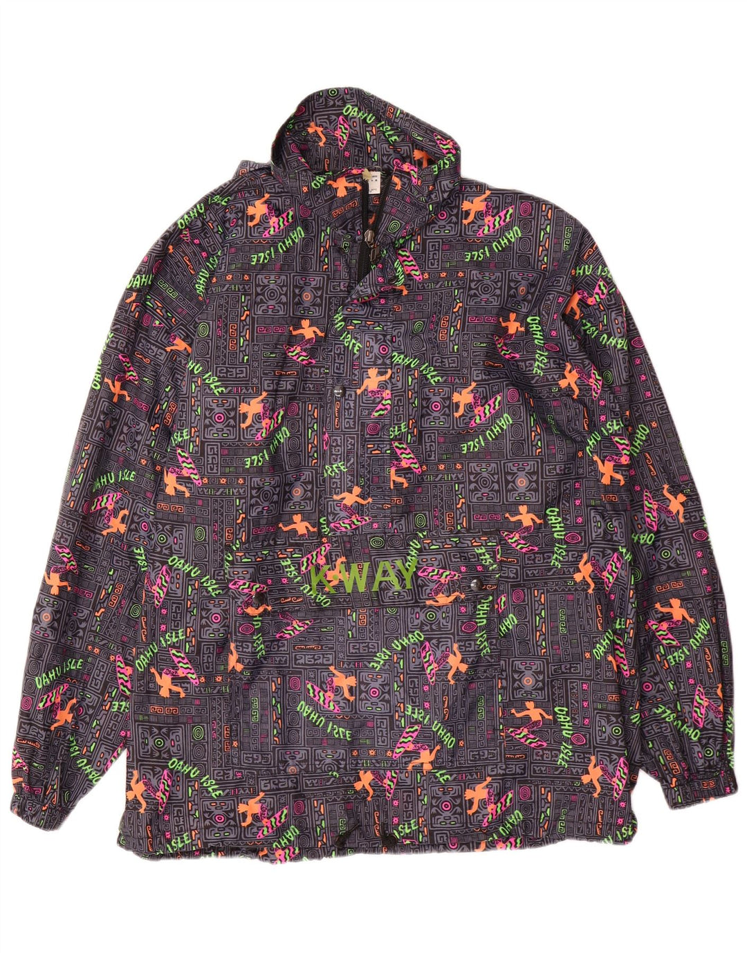 Jaqueta Anorak Masculina K-WAY Loose Fit Graphic UK 38 Médio Multicolorido