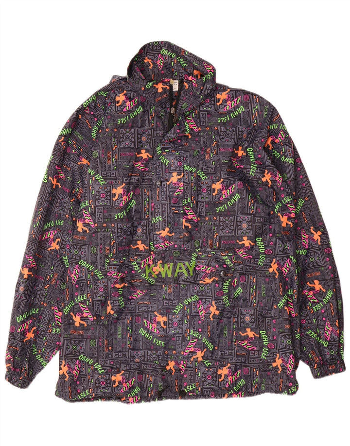 Jaqueta Anorak Masculina K-WAY Loose Fit Graphic UK 38 Médio Multicolorido