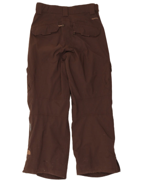 Calça cargo masculina The North Face com perna larga pequena W32 L31 marrom nylon