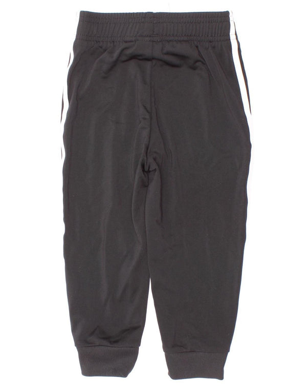 Adidas meninos calças de treino joggers 2-3 anos preto poliéster
