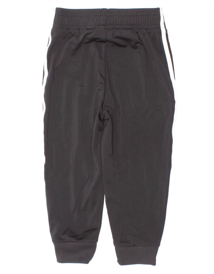 Adidas meninos calças de treino joggers 2-3 anos preto poliéster