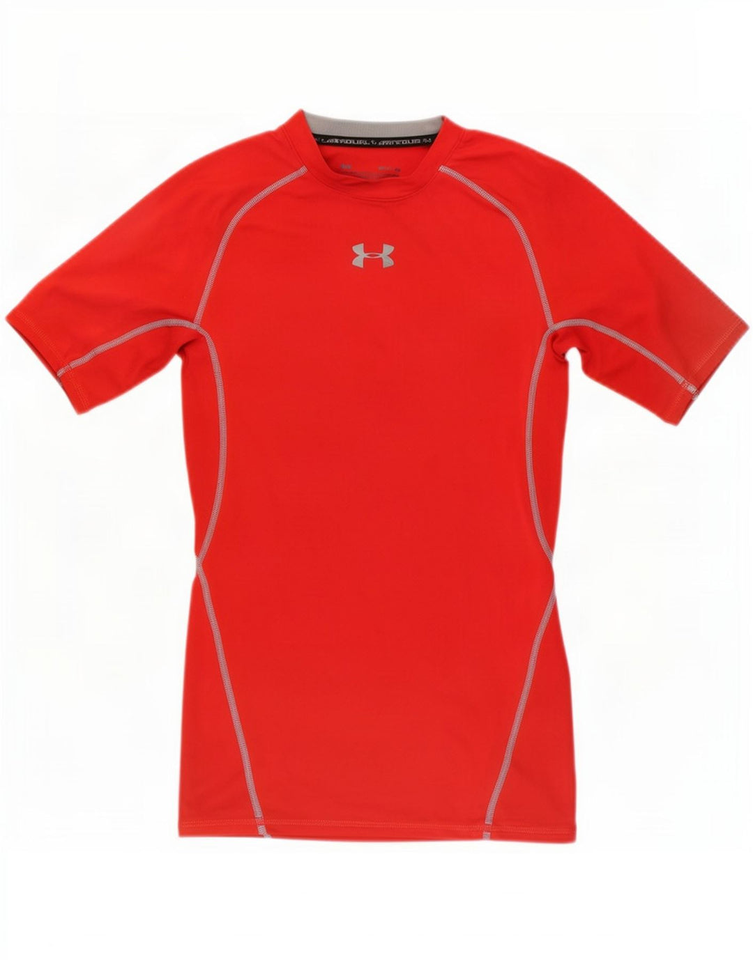 Under Armour Mens Compression T-Shirt Top Pequeno Vermelho