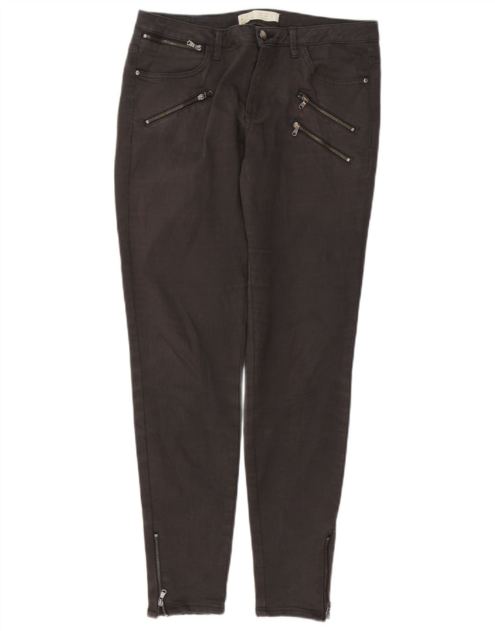 Zara Jeans Skinny Feminino EU 40 Médio W30 L29 Cinza