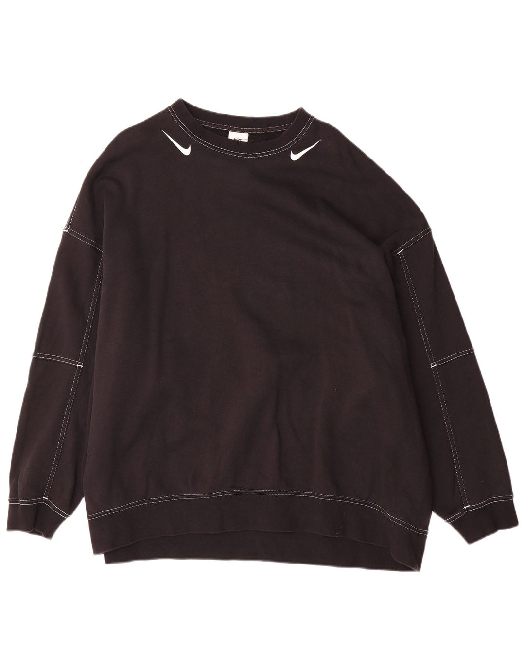 Moletom Nike masculino gráfico oversized jumper médio algodão preto