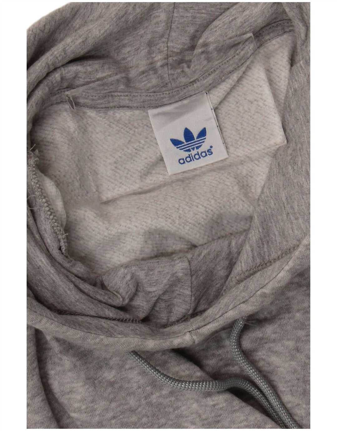 Jumper com capuz feminino Adidas UK 14 cinza médio
