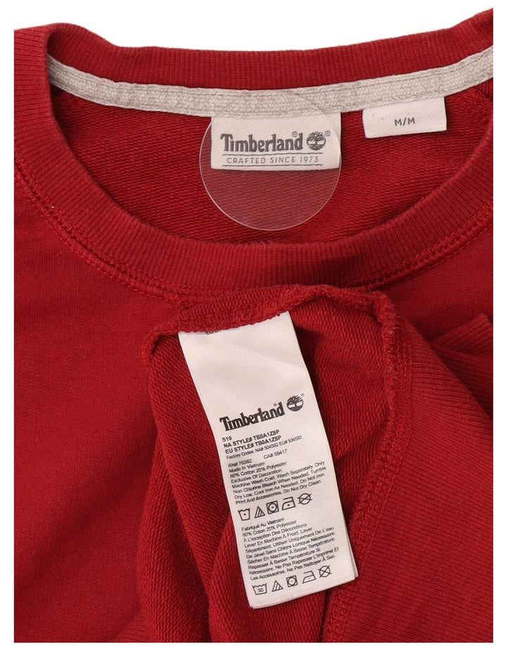 Timberland moletom masculino jumper médio algodão vermelho