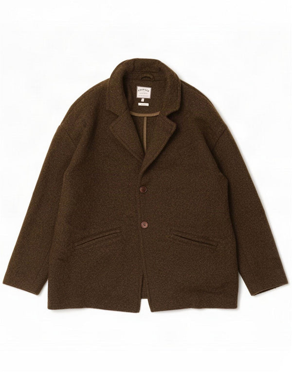 Sobretudo oversized feminino Fat Face UK 18 XL lã cáqui