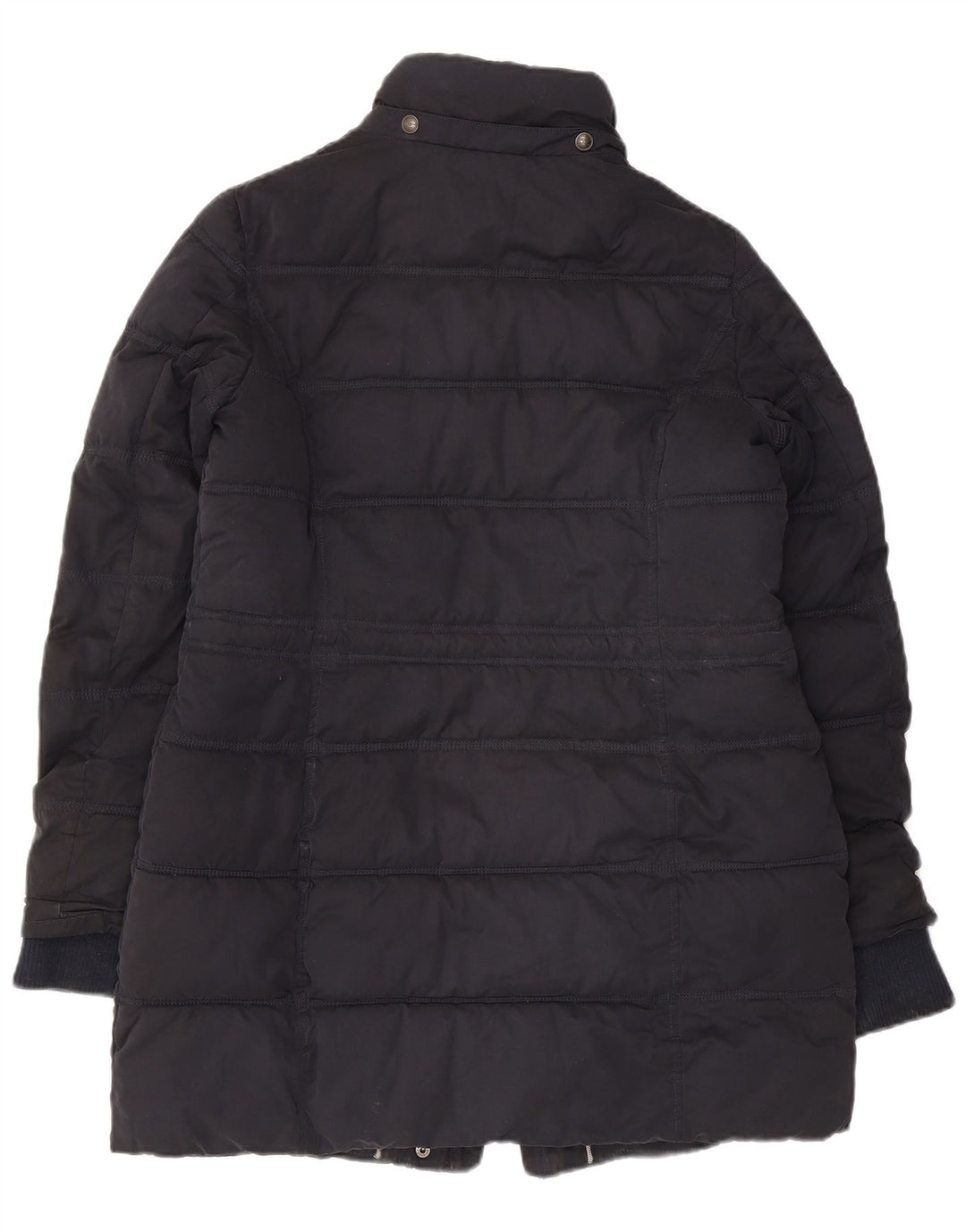 Jaqueta acolchoada feminina Fat Face UK 12 poliéster preto médio