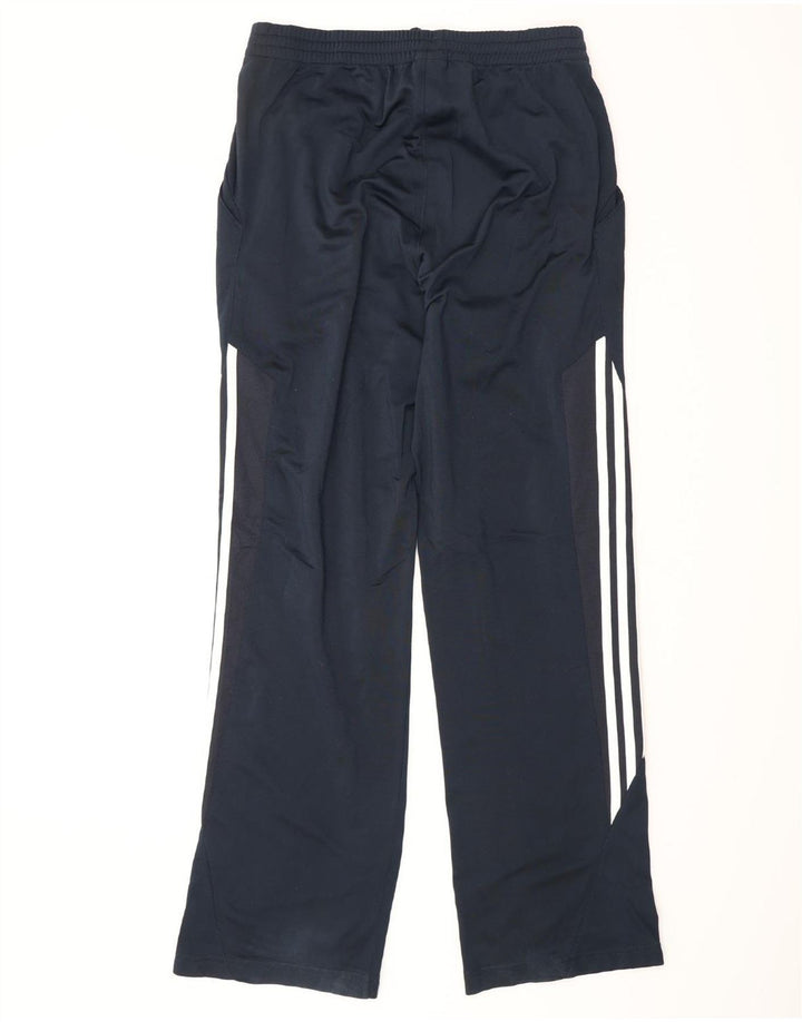 Calças de treino masculinas ADIDAS UK 38/40 médio azul marinho