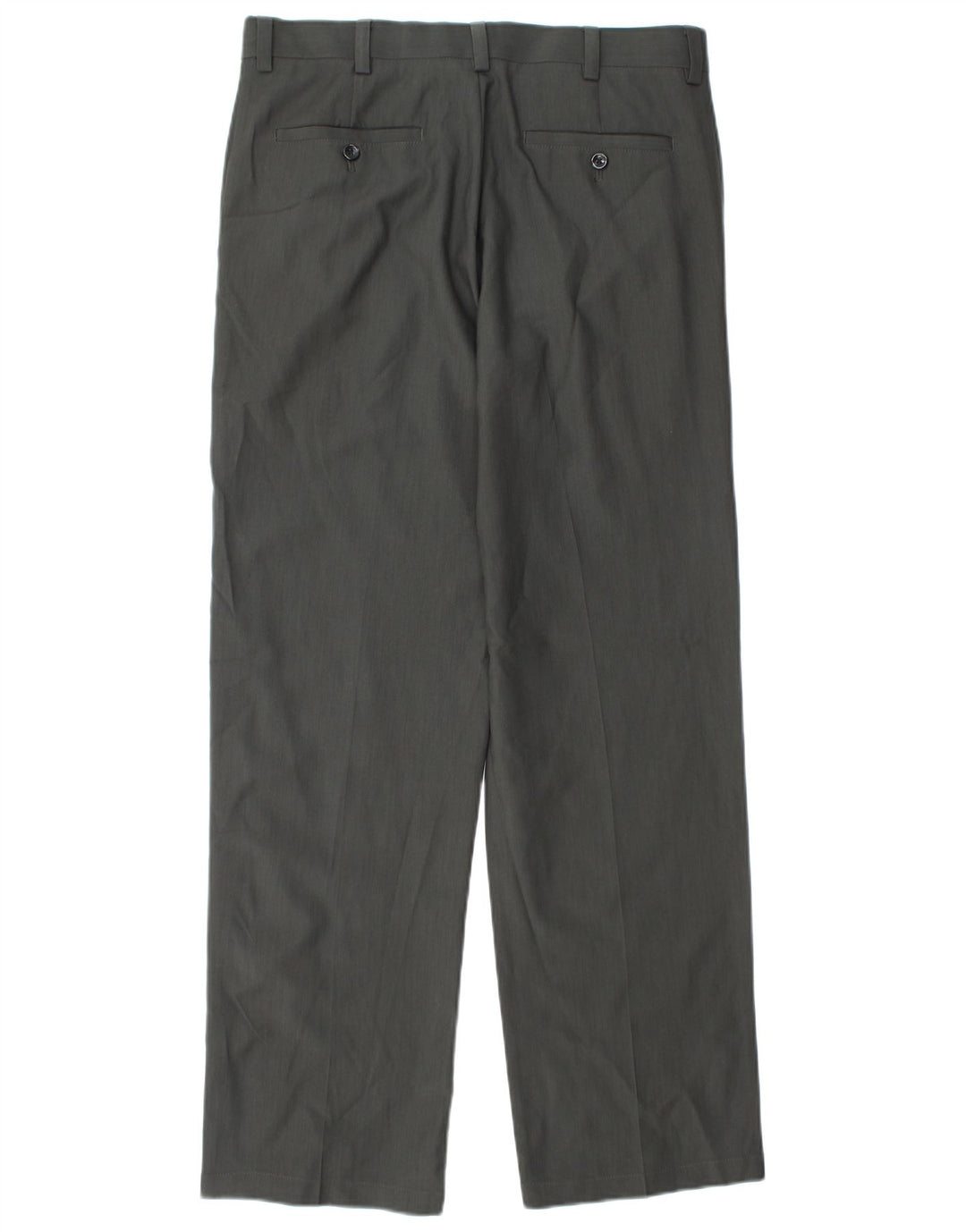 Calça Chino Izod Masculina Reta W32 L32 Poliéster Cinza