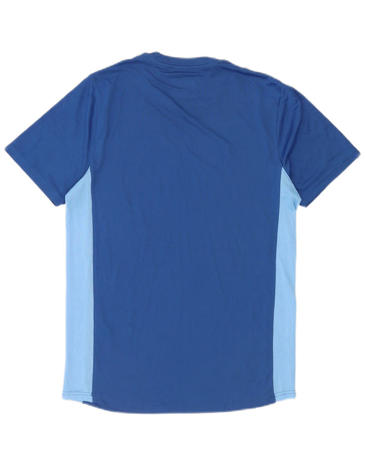 Camiseta masculina Under Armour Top médio azul colorblock