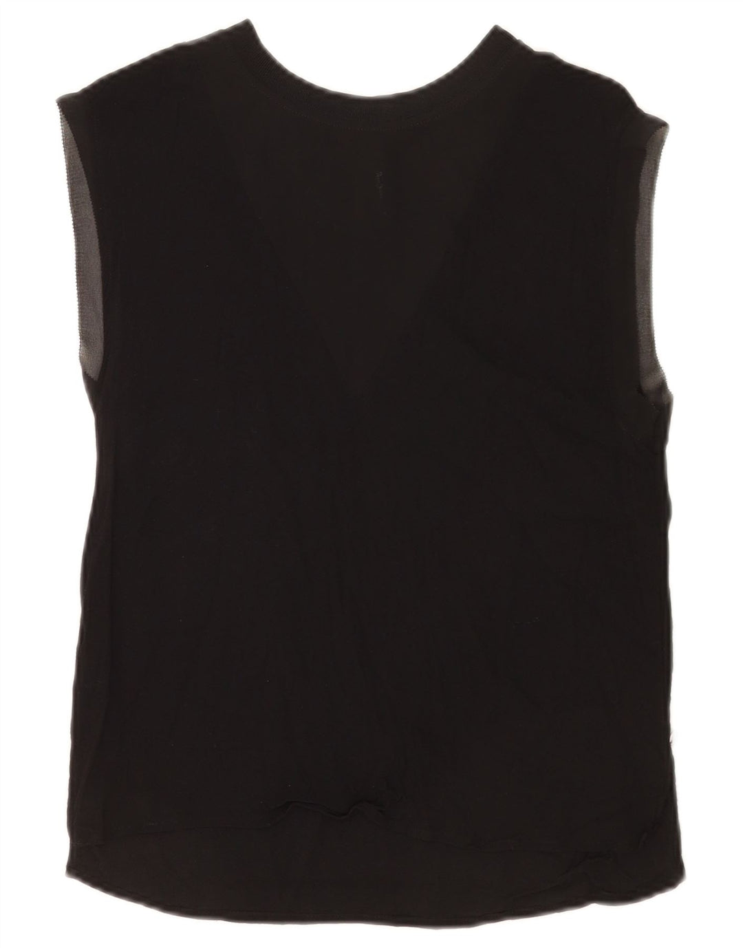 Colete feminino PEPE Jeans UK 10 pequeno viscose preta