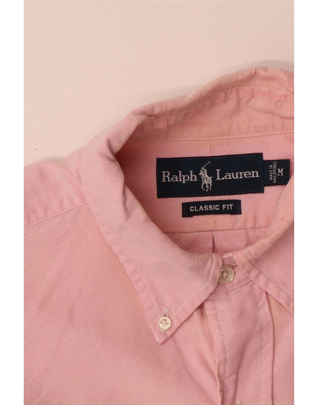 Camisa Ralph Lauren Masculina Classic Fit Médio Algodão Rosa