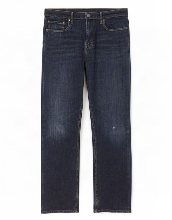 Levi's Masculino 504 Straight Jeans W34 L34 Azul Algodão