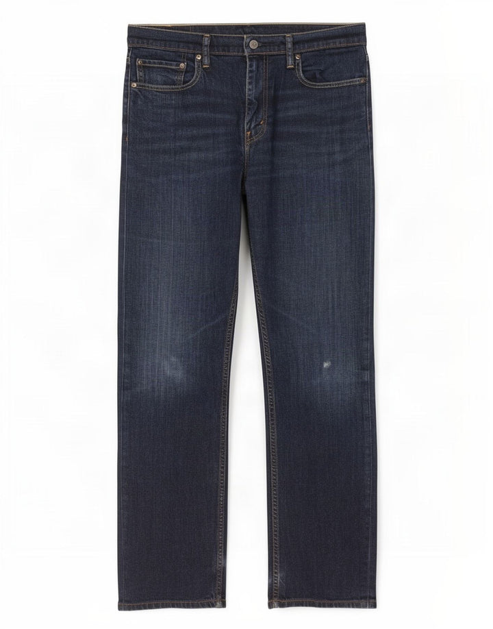 Levi's Masculino 504 Straight Jeans W34 L34 Azul Algodão