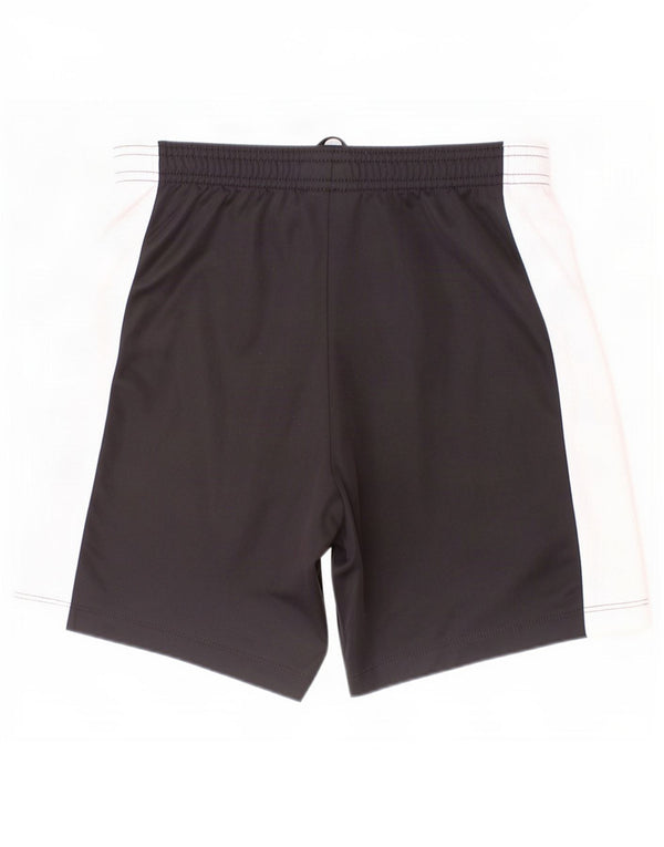 Shorts esportivos Nike Boys Dri Fit 8-9 anos pequenos pretos em bloco colorido de poliéster