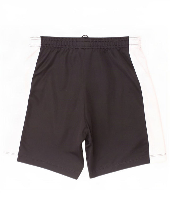 Shorts esportivos Nike Boys Dri Fit 8-9 anos pequenos pretos em bloco colorido de poliéster