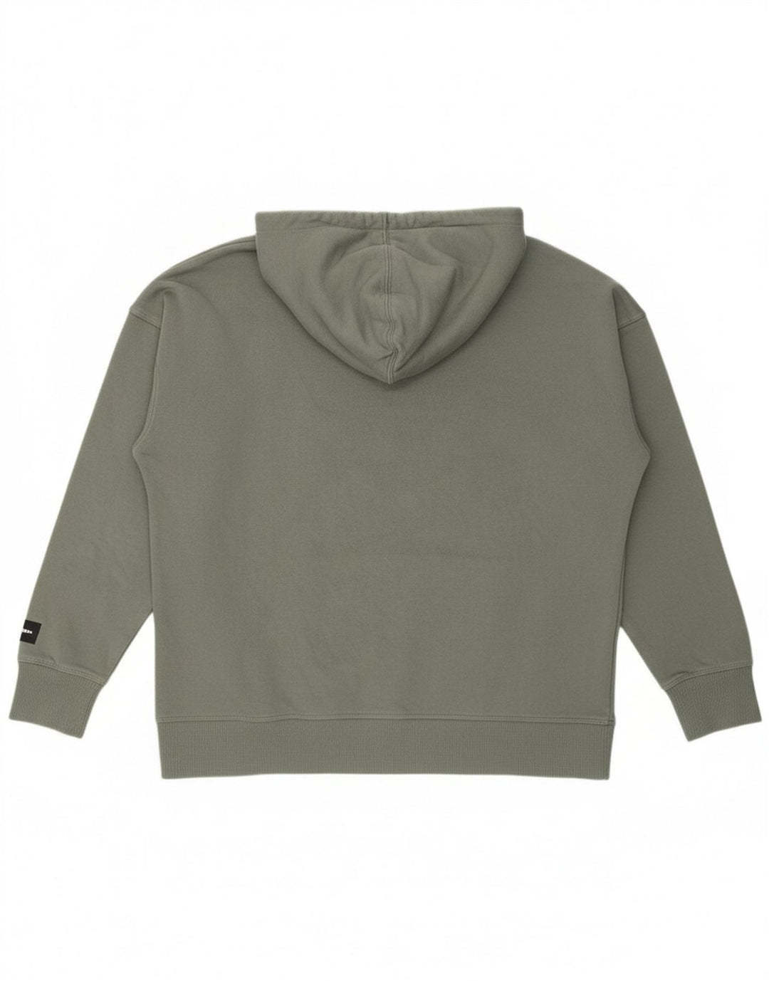 Suéter com capuz gráfico masculino REEBOK algodão cinza médio