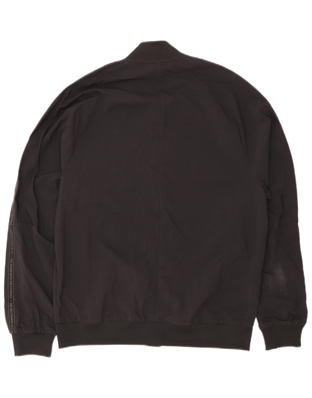 Adidas Mens Graphic Bomber Jacket UK 38 Médio Preto Nylon