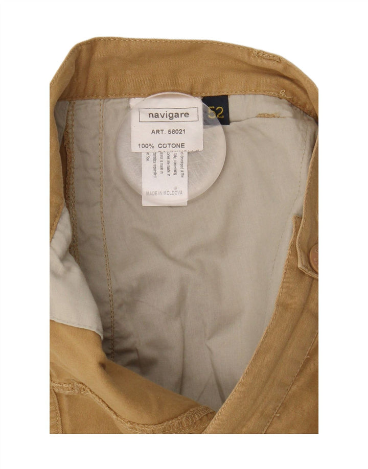 NAVIGARE Mens Cargo Shorts IT 52 XL W36  Brown Cotton Vintage Navigare and Second-Hand Navigare from Messina Hembry 