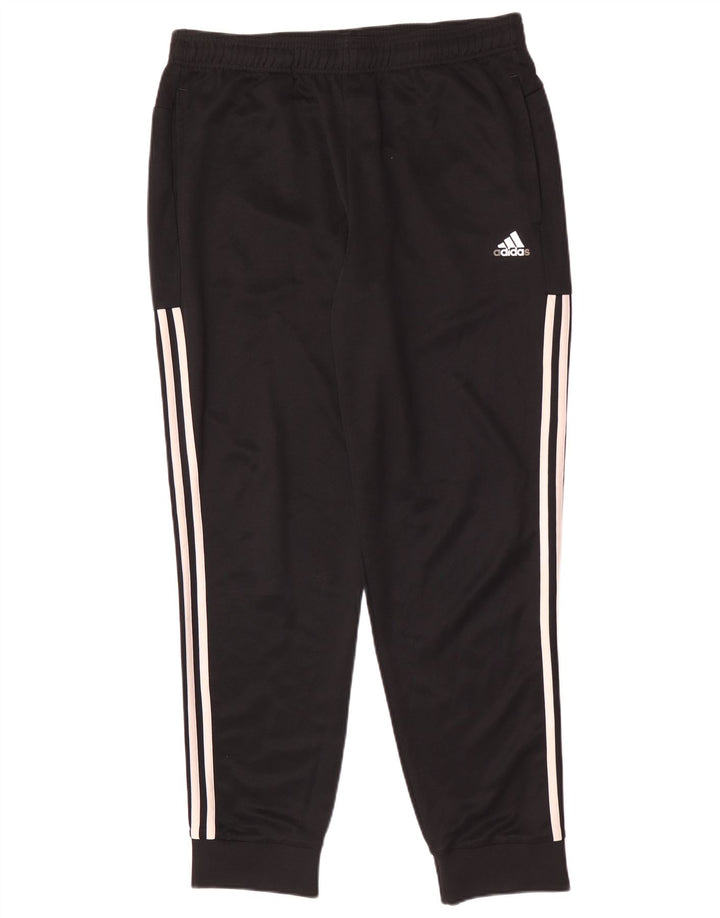 Adidas Mens Treino Calças Joggers Grande Poliéster Preto