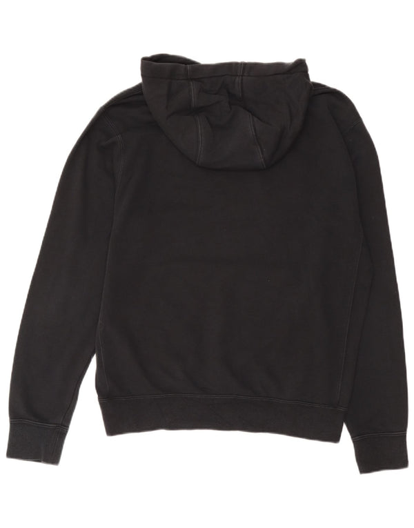 Nike Mens Hoodie Jumper Pequeno Algodão Preto