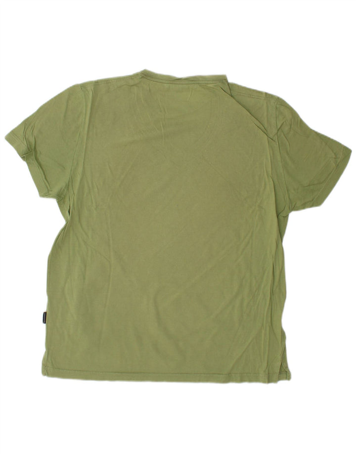 Camiseta feminina AQUASCUTUM UK 14 algodão verde médio