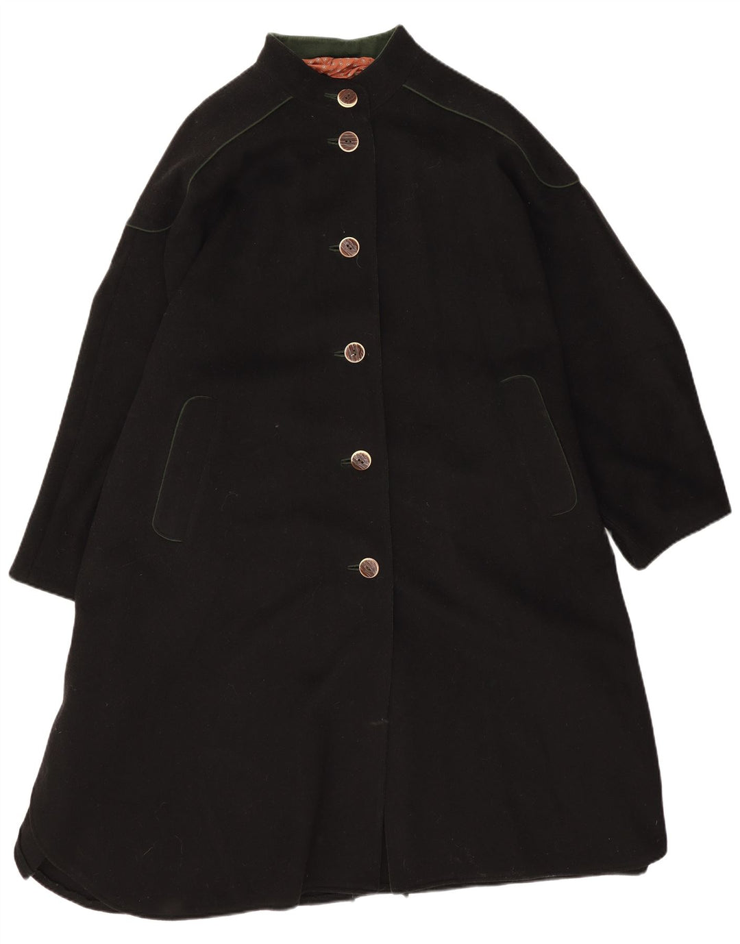 Pischl Casaco Poncho Feminino Tamanho Único Lã Preta