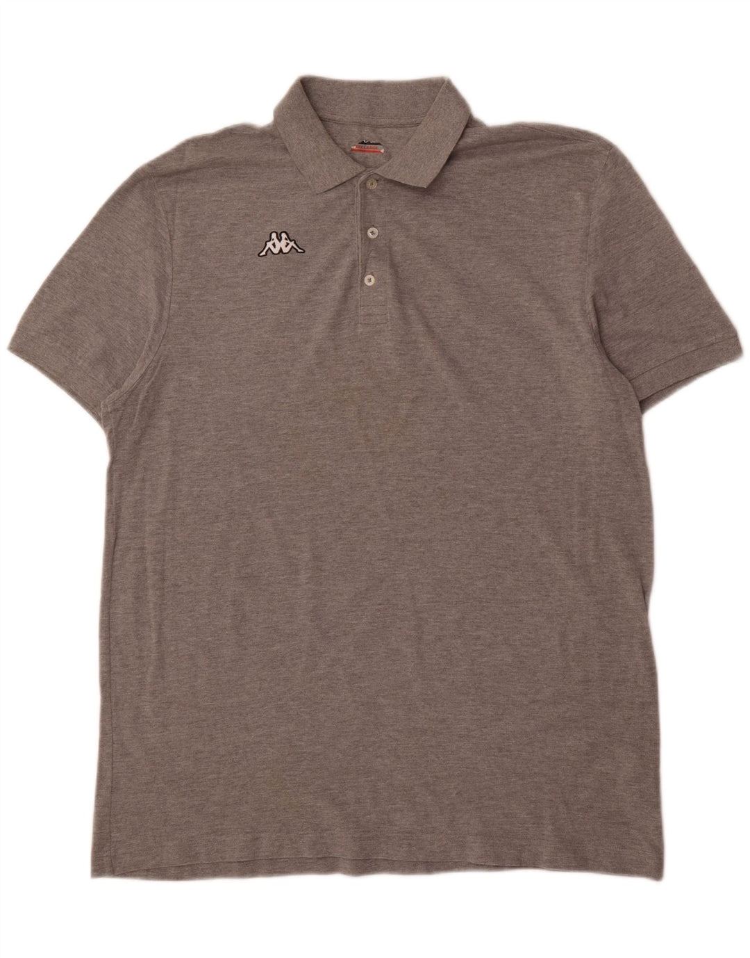Camisa polo masculina KAPPA 3XL algodão cinza